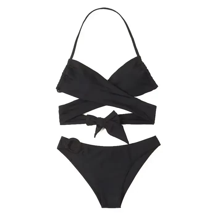 Maillot de bain deux pièces noir