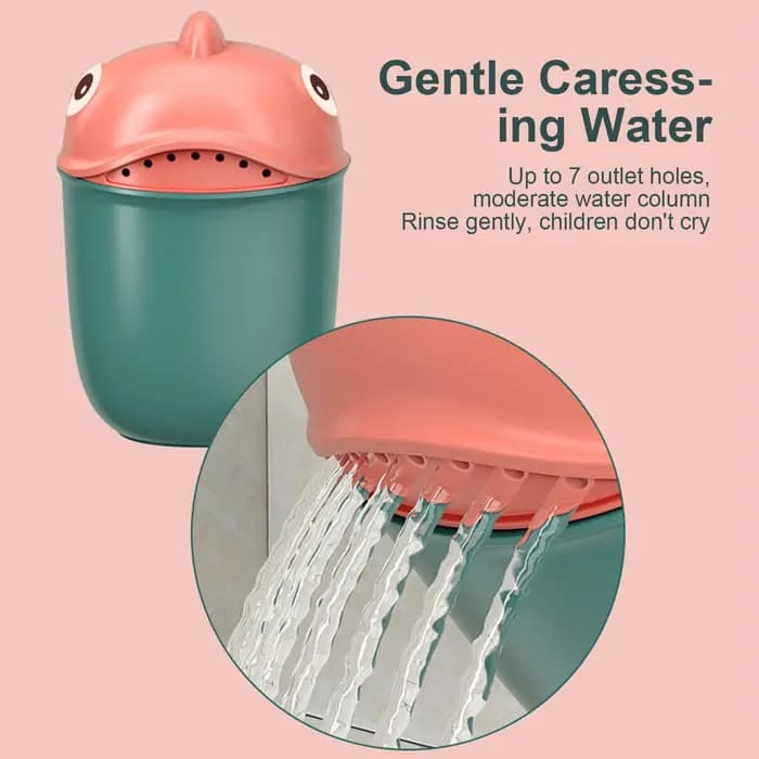 Gobelet de rinçage pour bébé durable en forme de poisson-clown