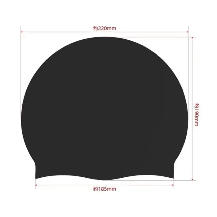 Bonnet de bain en Silicone imperméable