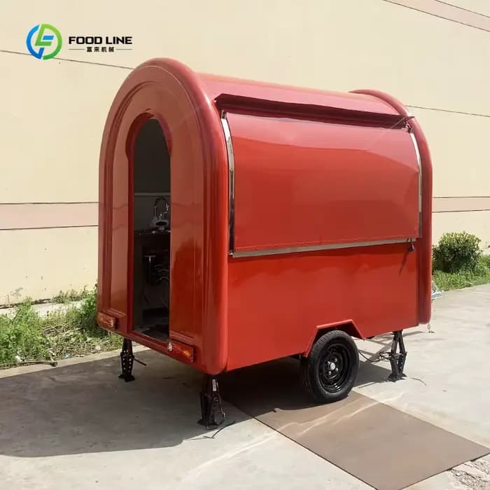 Remorque alimentaire pour hamburger, remorque alimentaire de 12 pieds, remorque de moto, restauration alimentaire