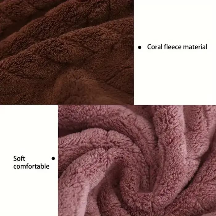 Serviettes de bain en velours corail épais de haute qualité, serviettes douces et absorbantes, serviettes de plage de sport pour usage domestique et hôtel