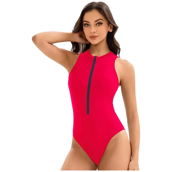 Combinaison de natation athlétique une pièce pour femme