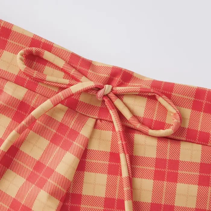 Bikini à carreaux pour femmes