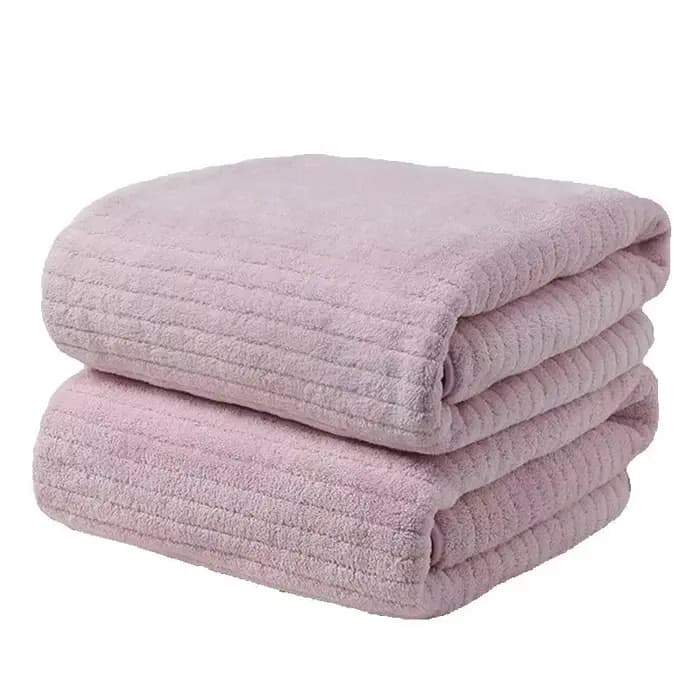 Serviette de bain extra large en fibres ultra douces et ultra fines