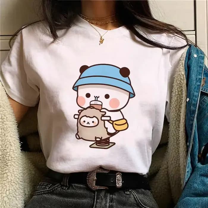 Bubu Dudu t-shirt femmes bande dessinée designer anime haut fille graphique vêtements drôles