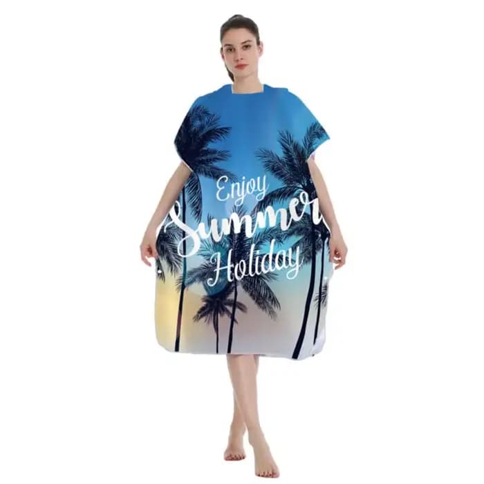Poncho de Surf en tissu microfibre pour hommes et femmes