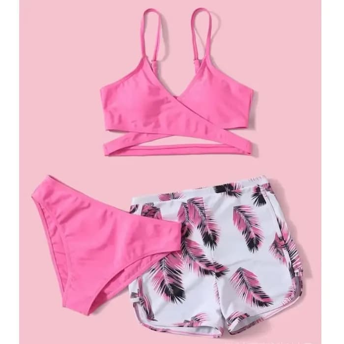 Maillot de bain trois pièces pour femme