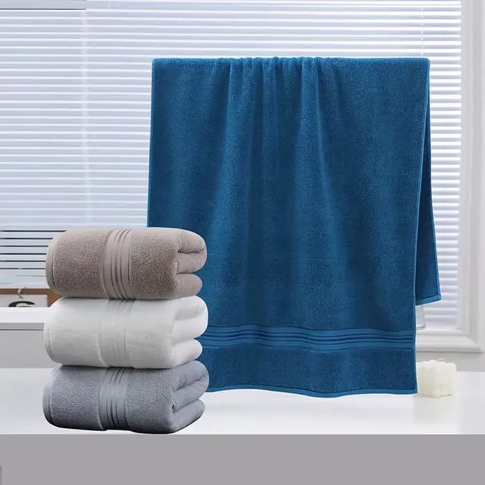 Serviette de bain grande taille en coton pour adultes