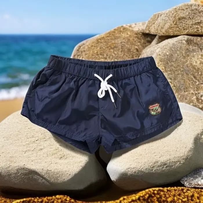 Short de bain taille basse pour hommes, mode décontractée, tendance, Simple, ample, Sexy, séchage rapide, respirant, bas de sport pour hommes, été