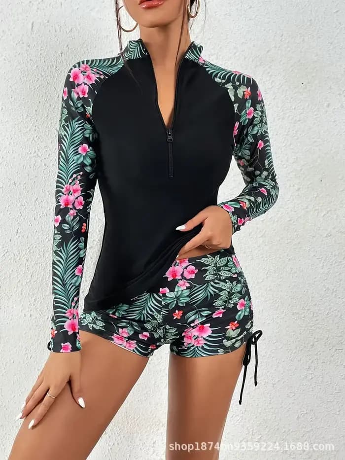 Maillot de bain femme à manches longues maillots