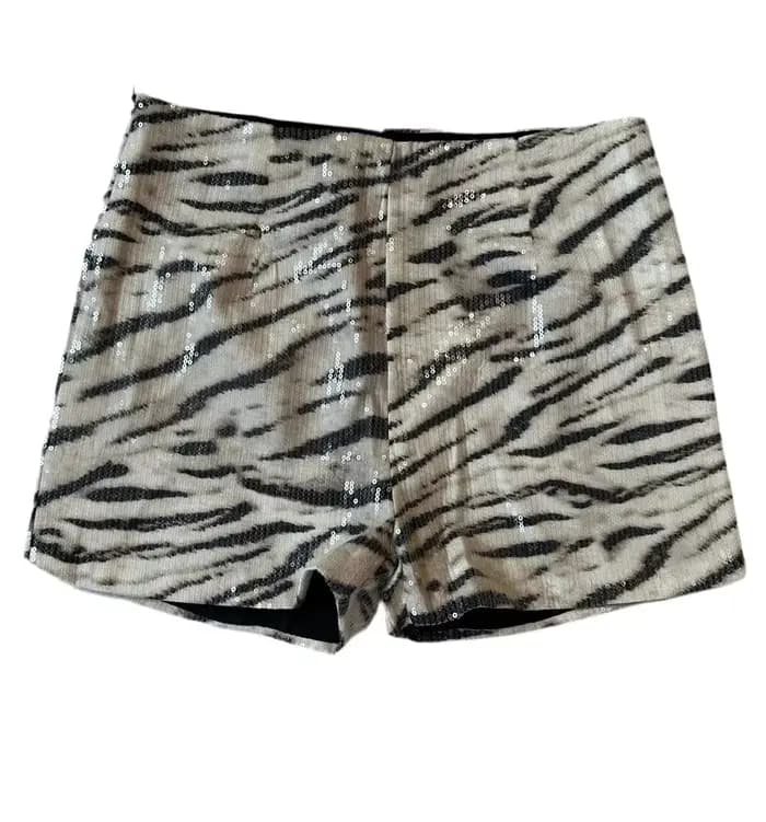 CM.YAYA-Leggings à imprimé léopard pailmétrage pour femme