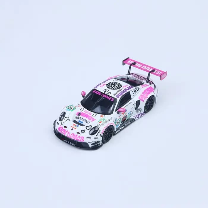 STAR RACE SR 1:64 Porsche 911 GT3 R # 85 # 23 cochons roses # 56 # 15 # 80 # Modèle miniature en alliage 77, collection de figurines, jouet de collection