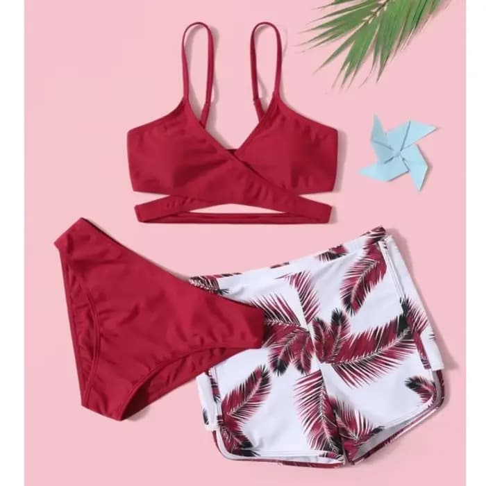 Maillot de bain trois pièces pour femme