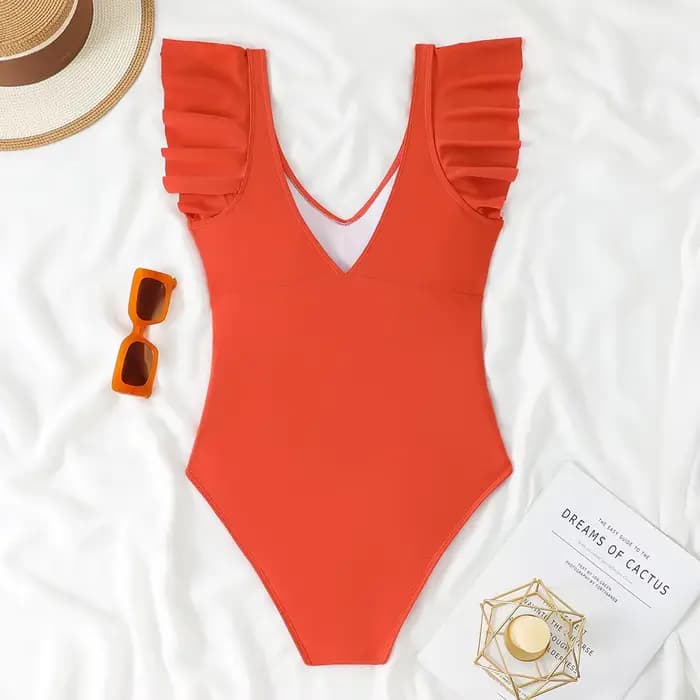 Maillot de bain sexy à volants 2026
