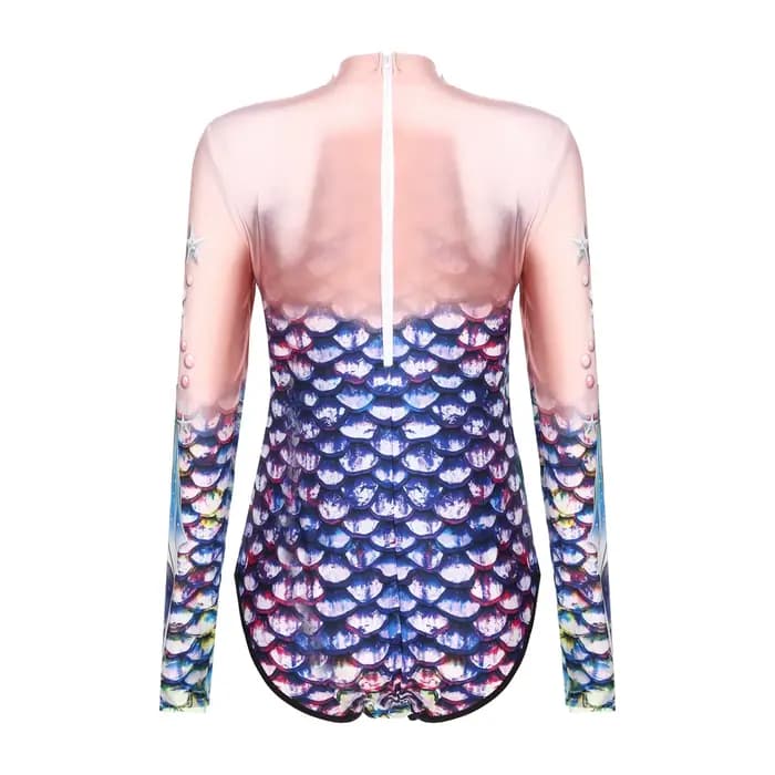 Maillot de bain une pièce sirène pour femme