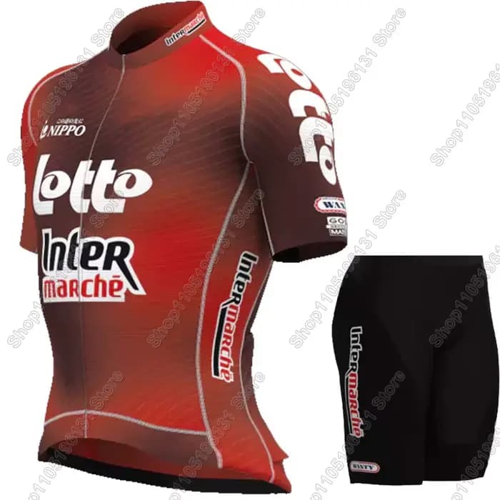 Ensemble de maillot de cyclisme Lotto 2026 pour hommes