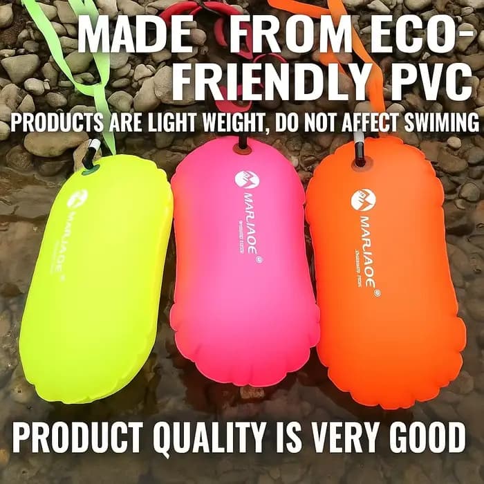 Bouée de piscine flotteurs de remorquage gonflable bouée de natation de sauvetage sac de séchage d'air gonflé en PVC sac de dérive accessoire de piscine eau libre