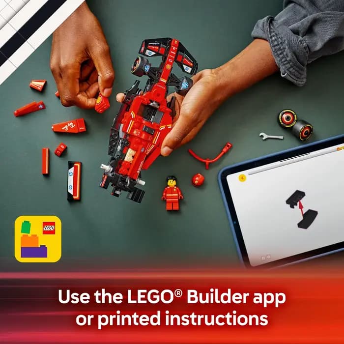 LEGO Speed Champions Ferrari SF-24 F1 voiture de course jouets ensembles de construction formule 1 Ferrari F1 modèle Kits de voiture cadeau pour les Fans cadeau 77242