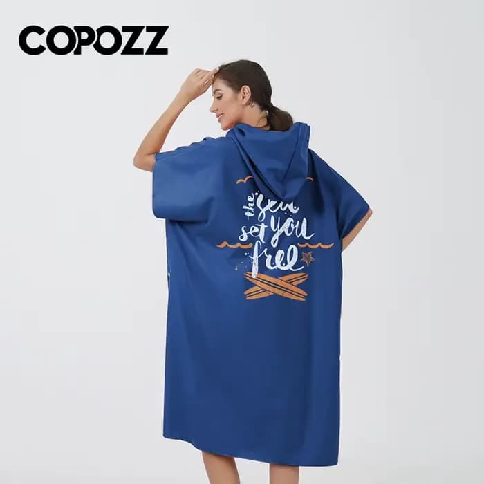 Poncho de Surf Personnalisé en Microcarence pour Adulte