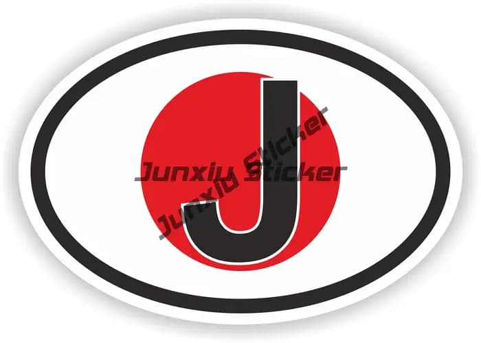 Autocollants d'emblème de silhouette de sensation de carte japonaise, autocollant rond de TakSeal, voiture de course, autocollant de soleil japonais, étanche