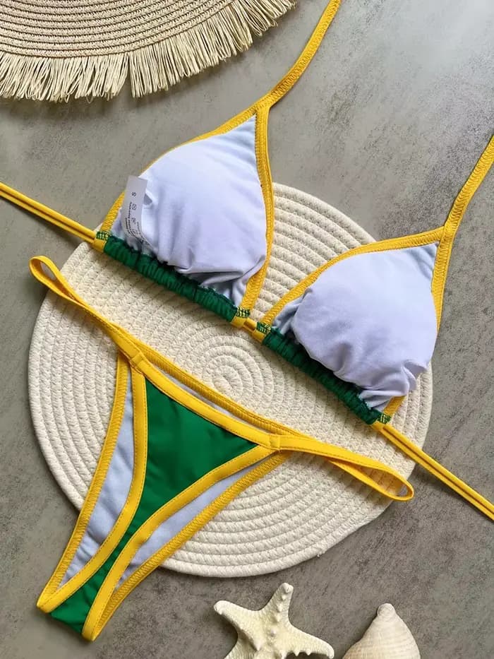 Mini micro bikini brésilien extrême pour femme