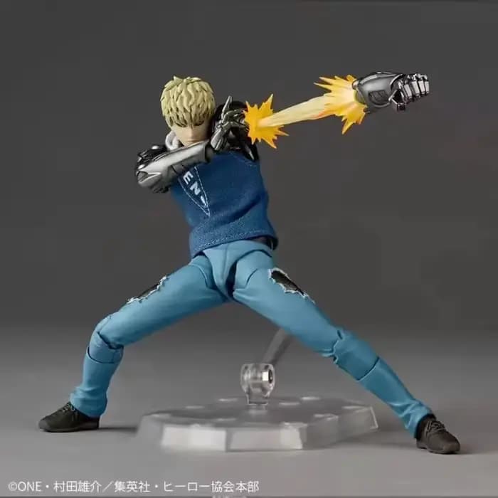 Nouvelles figurines d'action anime Ko Genos, Kaiyodo Revoltech Yamaguchi One Punch Man, figurine articulée, modèle de statue, jouets, cadeaux