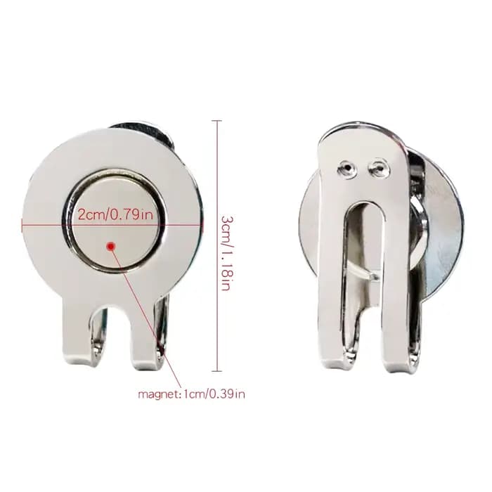 Lot de 6 pièces, marque de balle de Golf Design One Putt plus Clip de chapeau de Golf magnétique marqueur de Golf livraison directe