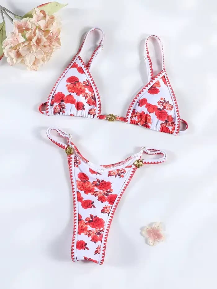 Ensemble de bikini string