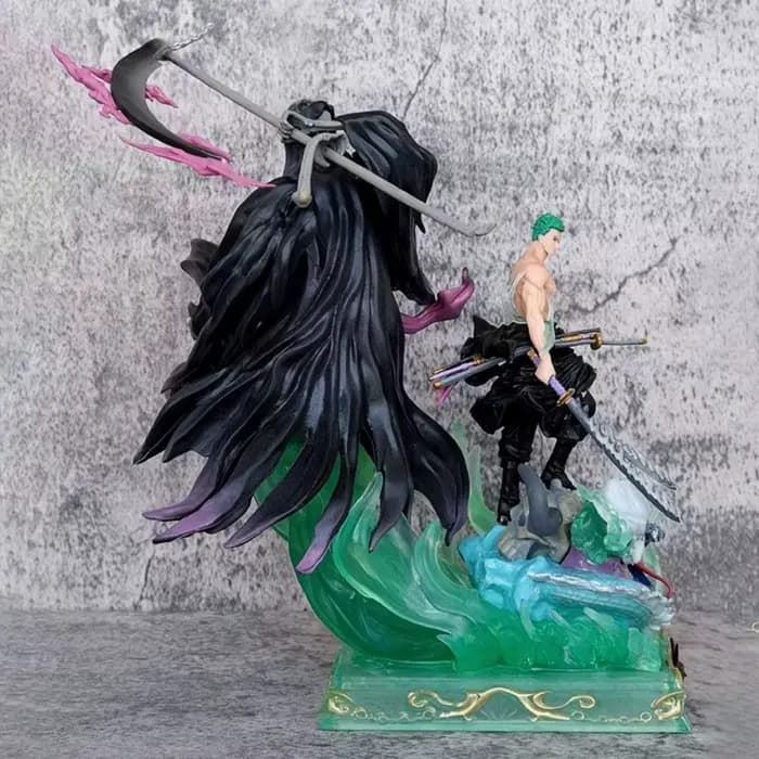 Figurine d'action One Piece Death Zoro de 22,5 cm/8,86 po, statue en PVC, modèle de collection, jouets, cadeaux