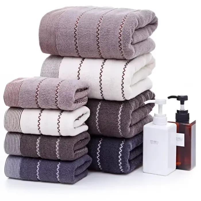 Grandes Serviettes de Bain 100% Coton