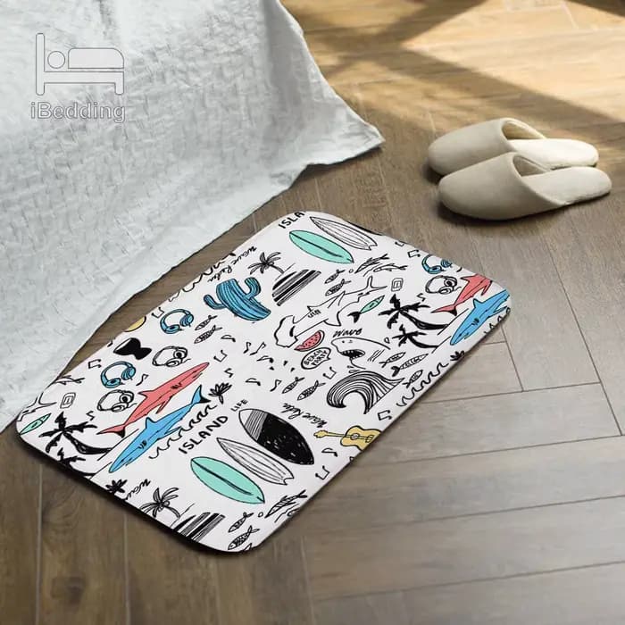 IBedding-Tapis de douche et de bain personnalisés, POD Dropshipping