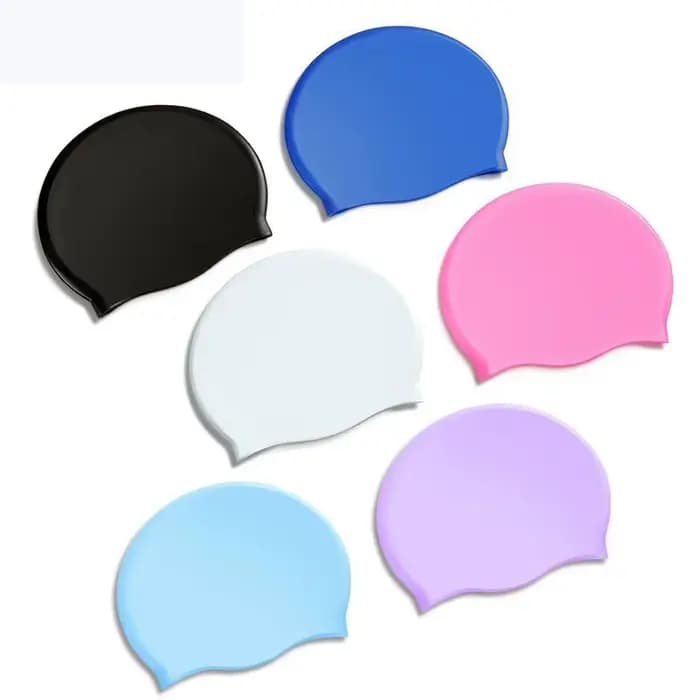 Bonnet de natation en silicone pour adultes