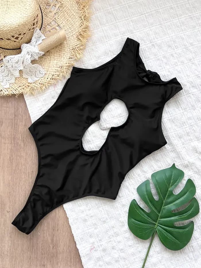 Maillot de bain sexy à découpes pour femme