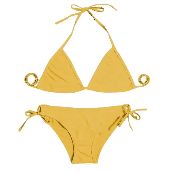 Femmes string Bikini ensemble Sexy maillot de bain Style bandeau