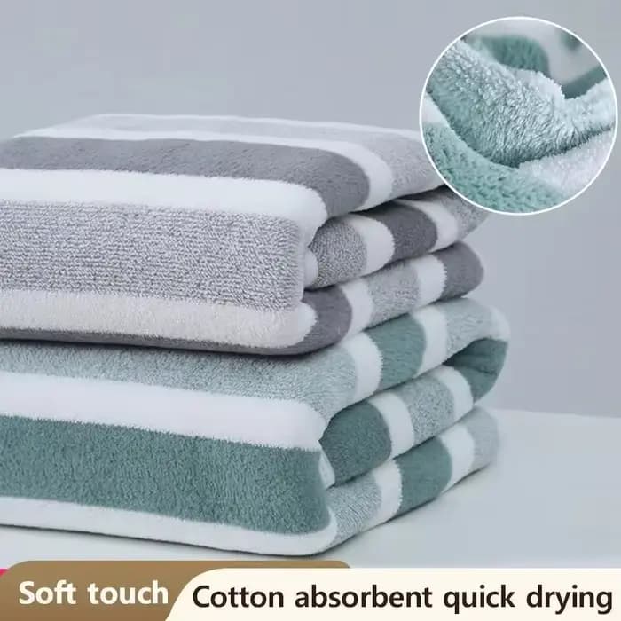 Serviette de bain épaisse, forte absorption d'eau et séchage rapide, ne perd pas ses fibres, durable, ultra douce - très adaptée aux familles et aux plages.