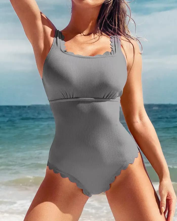 Maillot de bain une pièce sexy à volants 2026
