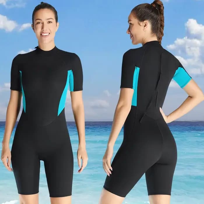 Combinaison de plongée courte en néoprène pour femmes