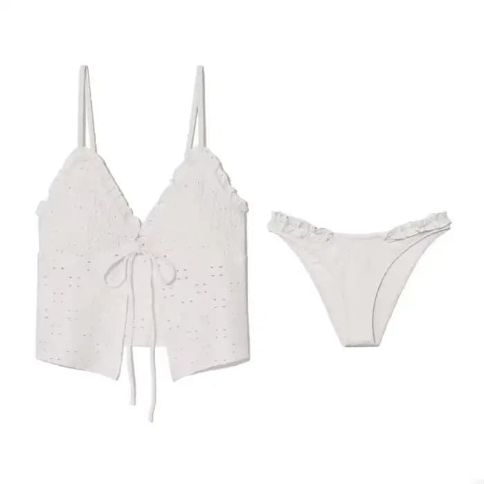Femmes Push Up Maillots Bain Plissé Maillot