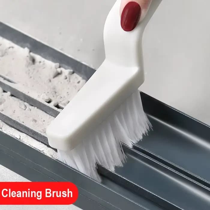 Brosse de nettoyage pour joints de carrelage de salle de bain, brosse pour rainures de fenêtre, brosse pour clavier, brosse d'angle de cuisine, outils de nettoyage, brosse à sol
