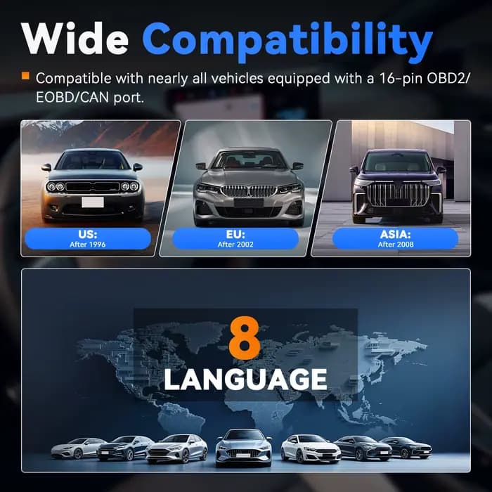 VDIAGTOOL VD31 OBD2 Scanner outil de Diagnostic de voiture avec testeur de batterie clé vérifier lecteur de Code moteur pour tous les véhicules OBDII 1996 +