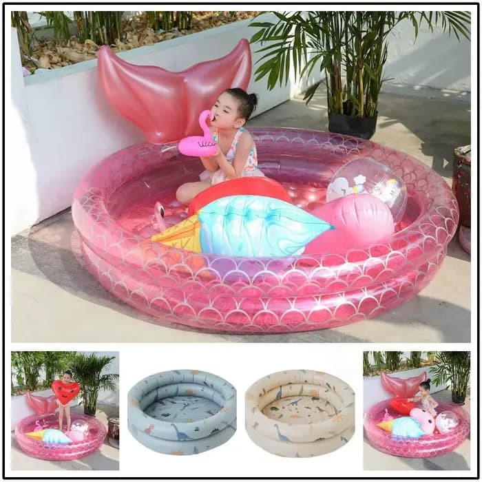 Piscine gonflable de sirène pour enfants