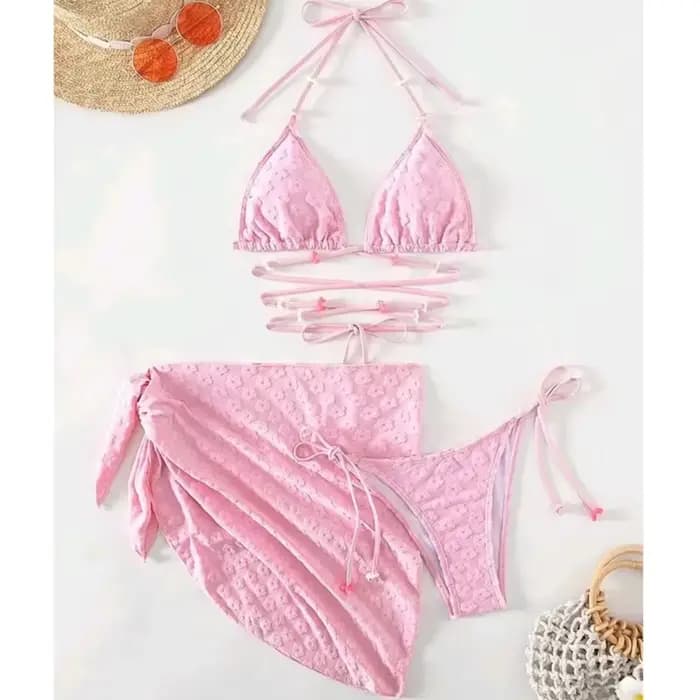 Maillot de bain rose sexy pour femmes