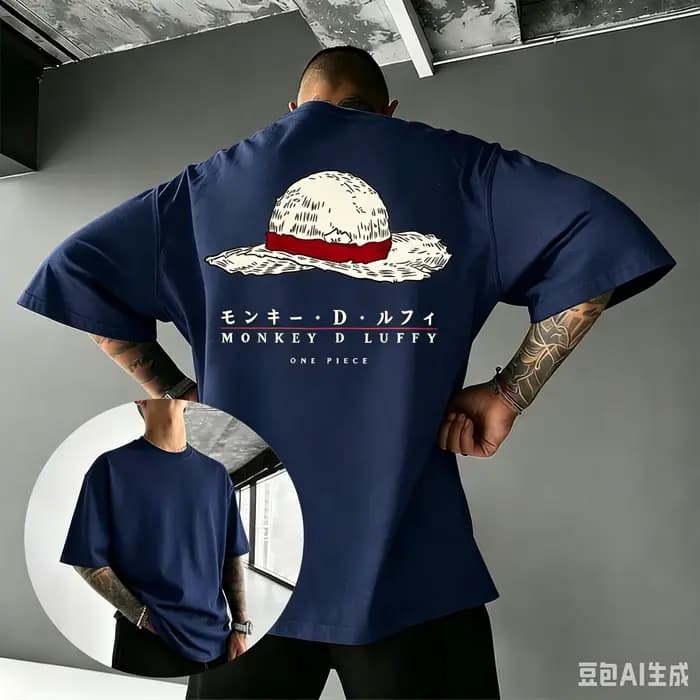 T-shirt One Piece Anime Luffy pour Hommes et Femmes, T-shirt graphique d'été, Streetwear décontracté à manches courtes, Nouvelle mode 2026, Imprimé dessin animé