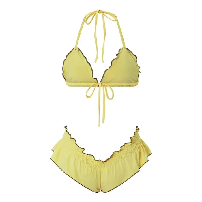 Gaono-Ensemble de bikini à volants pour femme