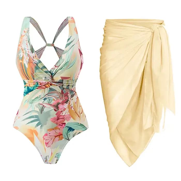 Femmes une pièce maillot de bain vacances femme