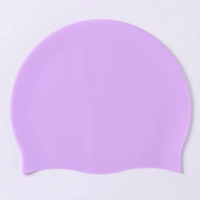 Bonnet de natation en silicone imperméable pour hommes, femmes, adultes, enfants, bonnets de piscine à cheveux longs, équipement de natation de plongée, bonnets élastiques