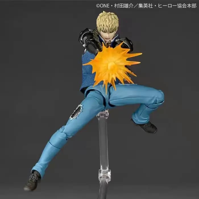 Nouvelles figurines d'action anime Ko Genos, Kaiyodo Revoltech Yamaguchi One Punch Man, figurine articulée, modèle de statue, jouets, cadeaux