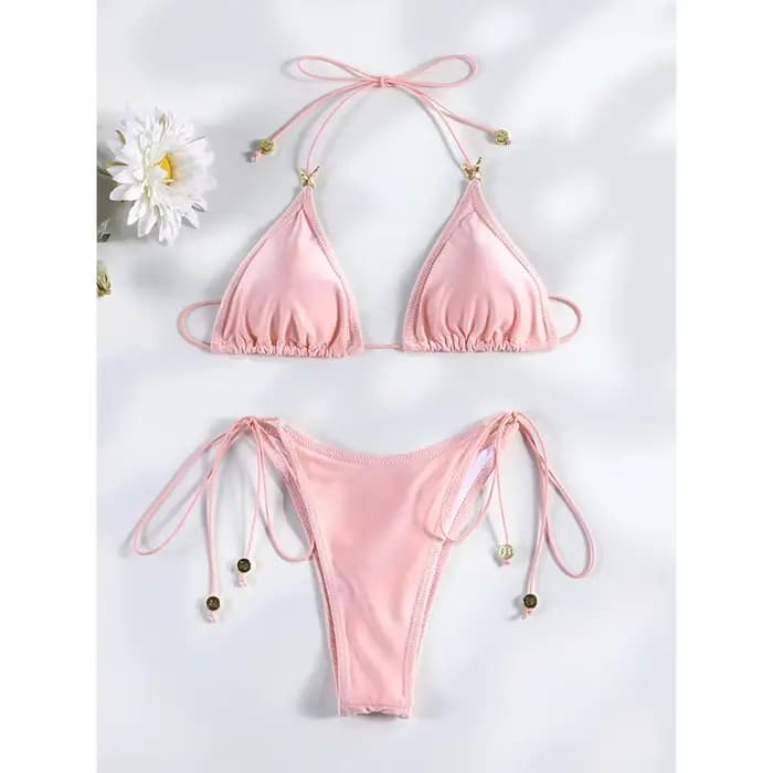Maillot de bain triangle rose Rinabe 2026