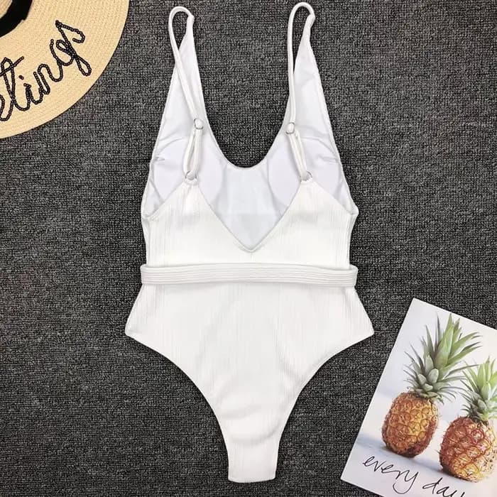 Maillot de bain blanc une pièce