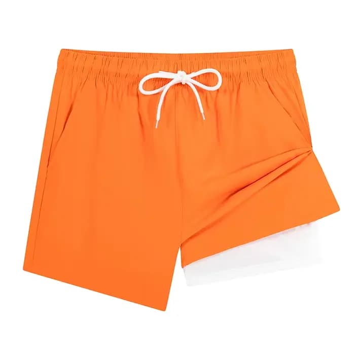 Short de bain 2 en 1 pour hommes avec imprimé canard amusant
